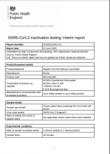 SARS-CoV-2 Inactivation Testing: Interim Report: MagNA Pure 96 External Lysis Buffer